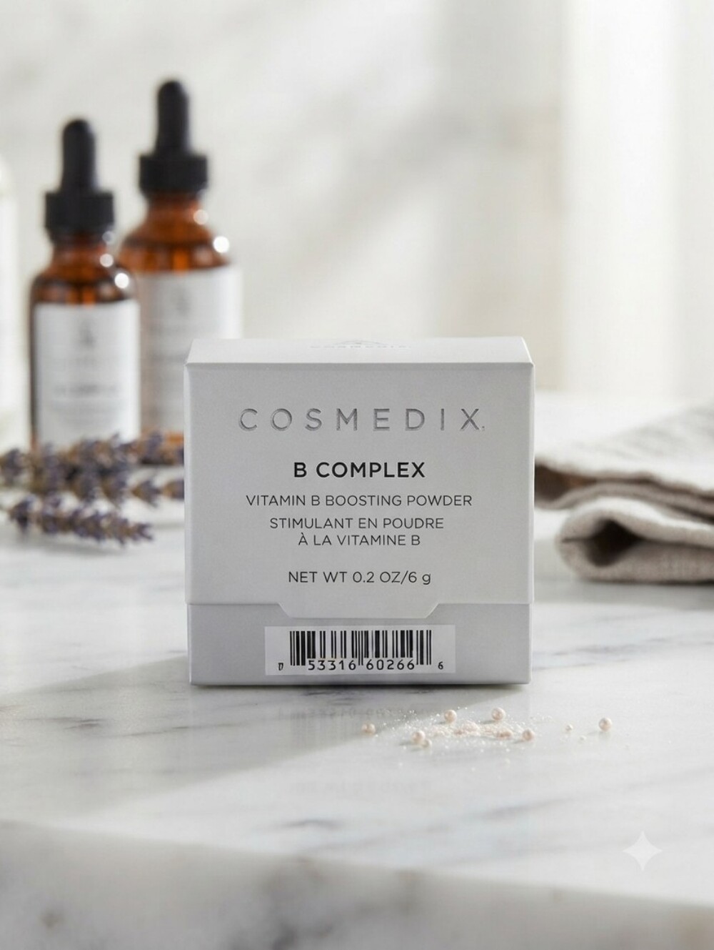 COSMEDIX B Complex Vitamin B Boosting Powder - White